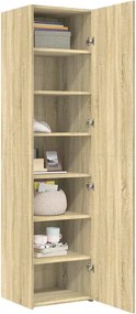 vidaXL Ντουλάπι Sonoma Δρυς 45x42,5x185 εκ. από Επεξεργασμένο Ξύλο