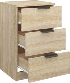 vidaXL Κομοδίνο Sonoma Δρυς 40 x 36 x 65 εκ.