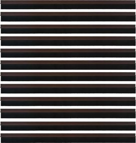 vidaXL Αυτοκόλλητες σφραγίδες πόρτας 12 pcs Καφέ 100 cm