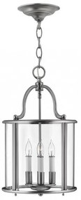 Κρεμαστό Φωτιστικό Οροφής 4xE14 Φ30cm Gentry Elstead Lighting HK-GENTRY-P-M-PW Ασημί
