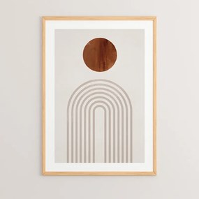 Πίνακας Linoua pakoworld με ψηφιακή εκτύπωση και πλαίσιο 33x1.5x48εκ