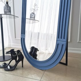 Stewehome Καθρέπτης με Στηριγμένο Στήριγμα ΜΠΛΕ 55x170 cm