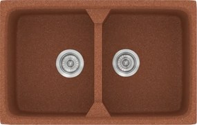 Sanitec Classic 318 (78×51) - Γρανιτένιος νεροχύτης - Granite TERRACOTTA