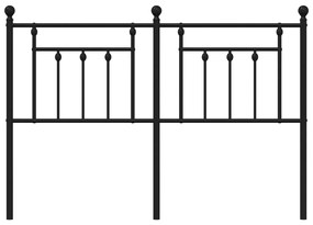 vidaXL Κεφαλάρι Μαύρο 140 εκ. Μεταλλικό