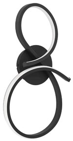 Φωτιστικό Τοίχου - Απλίκα Serpins 901268 20,5x40cm Led Black Eglo