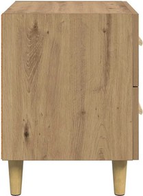 vidaXL Ντουλάπι κρεβατιού Artisan Oak 40 x 35 x 47.5cm