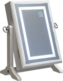 Καθρέφτης Επιτραπέζιος/Κοσμηματοθήκη Με Led (31.5x36.5) A-S 168371