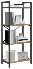 vidaXL Ράφι Βιβλίων Artisan Oak 56 x 34 x 133,5 εκ Επεξεργασμένο ξύλο