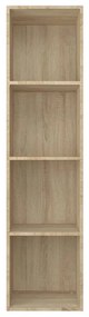 vidaXL Βιβλιοθήκη/Έπιπλο TV Sonoma Δρυς 36x30x143 εκ. από Επεξ. Ξύλο