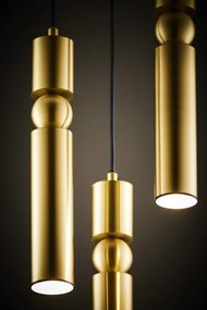 Κρεμαστό Φωτιστικό Alas Φ30cm Χρυσό