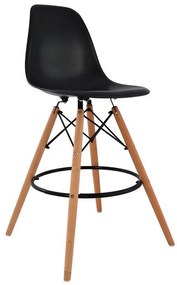 Bar Stool Renata Black  47x50x108 cm