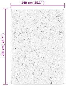 Χαλί HUARTE με Κοντό Πέλος Μαλακό/ Πλενόμενο Γκρι 140x200 εκ. - Γκρι
