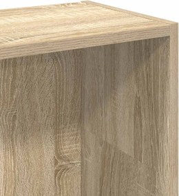 vidaXL Βιβλιοθήκη Sonoma Δρυς 80x24x109 εκ. από Επεξεργασμένο Ξύλο