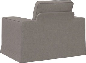 vidaXL Καναπές Taupe 103 x 80 x 82 εκ ύφασμα