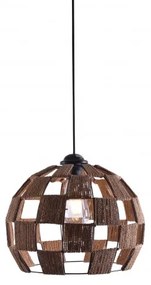 Κρεμαστό Φωτιστικό Οροφής 1xE27 Καφέ Φ32cm Ball Show 77-3620 Homelighting 77-3620 Καφέ