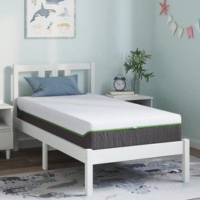 vidaXL Στρώμα Λευκό, Γκρι 80 x 160 cm Pěna