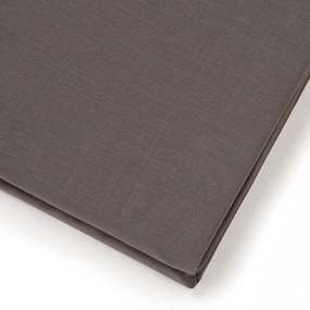 Σεντόνια Urban Line Με Λάστιχο (Σετ 4τμχ) Dark Grey Melinen Queen Size 160x232cm 100% Βαμβάκι