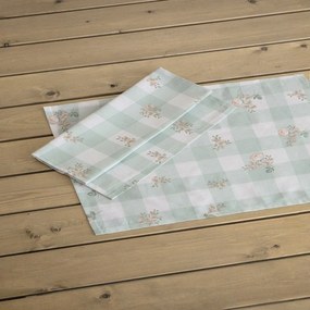 Σουπλά Iris (Σετ 2τμχ) Mint Nima 35x50cm 100% Cotton