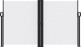 vidaXL Σκίαστρο Πλαϊνό Συρόμενο Λευκό 140 x 1200 εκ.