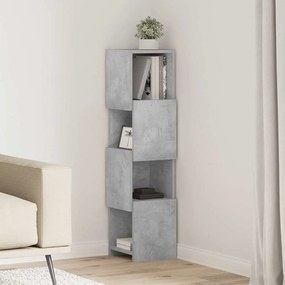 vidaXL Γωνιακό Ντουλάπι Σκυρόδεμα Γκρι 25,5x25x102εκ