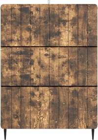 vidaXL Ντουλάπι με Συρτάρια 66 x 34,5 x 92 εκ. Επεξεργασμένο Ξύλο