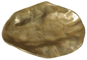 Διακοσμητικός Δίσκος Grantas 032563 40x31x13cm Gold Αλουμίνιο