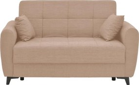 Σετ σαλονιού Lincoln 2τεμ ύφασμα σε μπεζ απόχρωση 225x75x85 εκ.