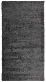 vidaXL Χαλί Shaggy με Ψηλό Πέλος Μοντέρνο Ανθρακί 80 x 150 εκ.