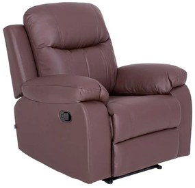 Πολυθρόνα Relax Chicago 1113 Fylliana Μόκα Τεχνόδερμα 97x90x100 εκ. 97x90x100 εκ.