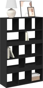 vidaXL Βιβλιοθήκη Μαύρη 100x33x156,5 εκ. από Επεξεργασμένο Ξύλο