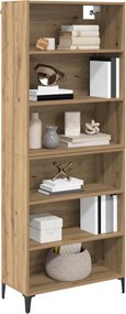 vidaXL Highboard Artisan Oak 69,5 x 34 x 180 εκ. Επεξεργασμένο ξύλο