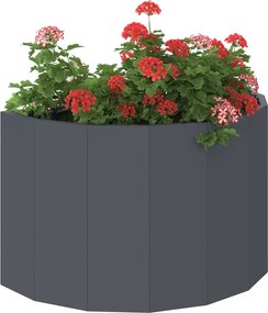 vidaXL Γλάστρα Ανθρακί 60 x 30 x 35 εκ Ατσάλι