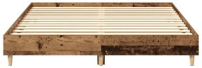 vidaXL Πλαίσιο κρεβατιού χωρίς στρώμα 150x200 εκ. Επεξεργασμένο Ξύλο