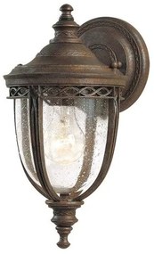 Απλίκα Φωτιστικό Τοίχου Μικρό E27 60W IP44 English Bridle Elstead FE-EB2-S-BRB Μπρονζέ