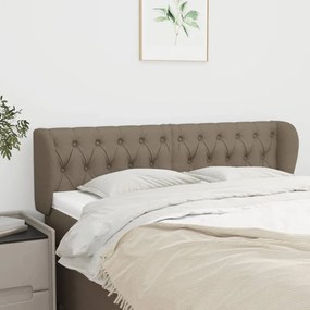 vidaXL Κεφαλάρι με Πτερύγια Taupe 163x23x78/88 εκ. Υφασμάτινο