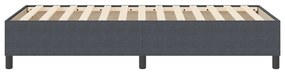vidaXL Κρεβάτι με ελατήρια Σκούρο γκρι 90 x 190 cm Βελούδο