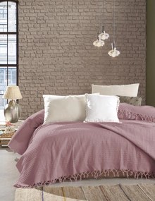 DIMcol ΚΟΥΒΕΡΤΑ ΠΙΚΕ ΕΝΗΛ Cotton 100% 220Χ240 Dobby Rotten Apple