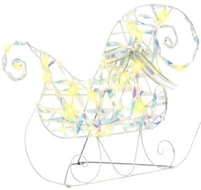 vidaXL LED Ρούντερ με 60 LED 3 pcs Θερμό λευκό PET