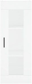 vidaXL Ντουλάπι Λευκό 34,5 x 34 x 180 εκ. από Επεξεργασμένο Ξύλο