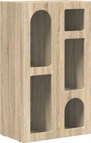 vidaXL Πλαϊνό γραφείο Δρύς Sonoma 59 x 35 x 100,5 εκ