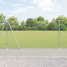 vidaXL Φράκτης  Hexagon 1.2x10 μ Γαλβανισμένος Χάλυβας