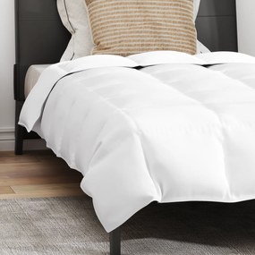 vidaXL Πάπλωμα 2 pcs Λευκό 135 x 200 εκ. Πούπουλο