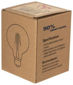 ΛΑΜΠΤΗΡΑΣ GLOBO LED FILAMENT 12W E27 3000K ΧΡΥΣΟ HM4049.02