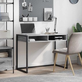 vidaXL Γραφείο Γκρίζο Σονομα 100 x 50 x 75 cm Επεξεργασμένο ξύλο