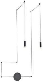 Κρεμαστό Φωτιστικό Οροφής μαύρο 8HOOKS TERES YL22C2BK ACA-YL22C2BK-Μαύρο YL22C2BK