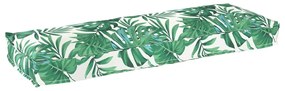 vidaXL Σετ Μαξιλαριών Πάγου Floral 2 pcs Μοτίβο φύλλων 120 x 40 x 8 εκ