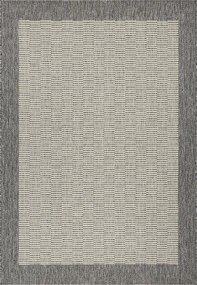 Καλοκαιρινό χαλί ψάθα Ethnik 9825D Grey-Ecru 200 x 285