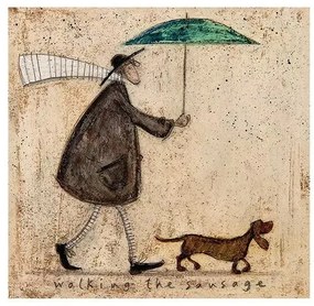 Εκτύπωση έργου τέχνης Sam Toft - Walking The Sausage, Sam Toft, (30 x 30 cm)