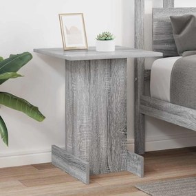 vidaXL End Table Γκρίζο Σονομα 44,5 x 45 x 55 εκ Επεξεργασμένο Ξύλο