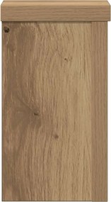 vidaXL Βάσεις Φυτών 2 τεμ. Αρτισιανή Δρυς 10x10x18 εκ. Επεξ. Ξύλο